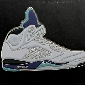 Air Jordan 5 sneaker lapel pin